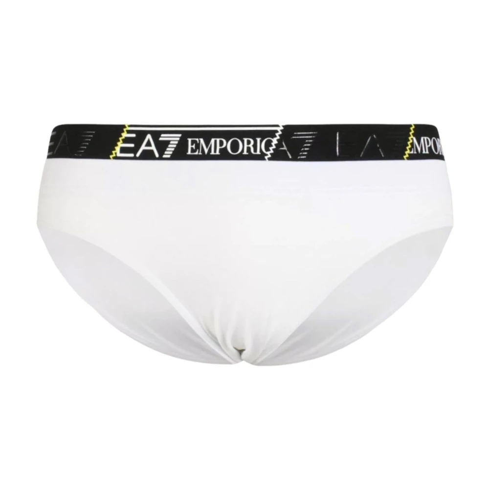 Emporio Armani Ea7 Herren Weiß Bademode, Sgröße: