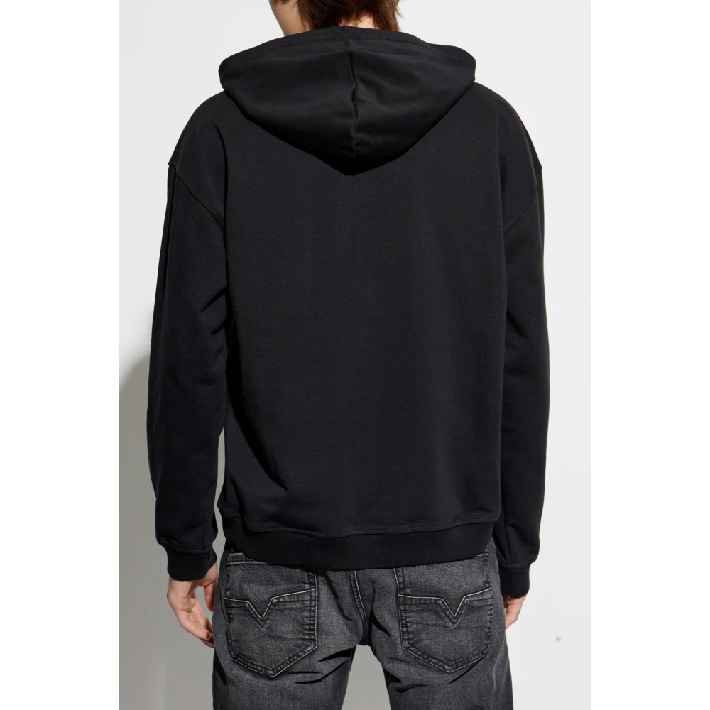 Diesel Gedrukte sweatshirt S-Boxt-Hood-R13 Black Heren