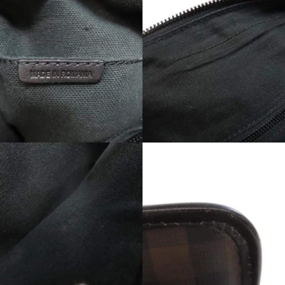 Burberry Vintage Pre-owned Leather shoulder-bags Brown Dames