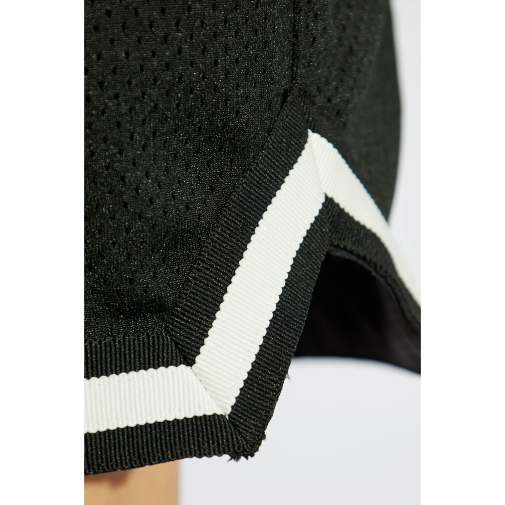 Rhude Sweatshorts met logo Black Heren
