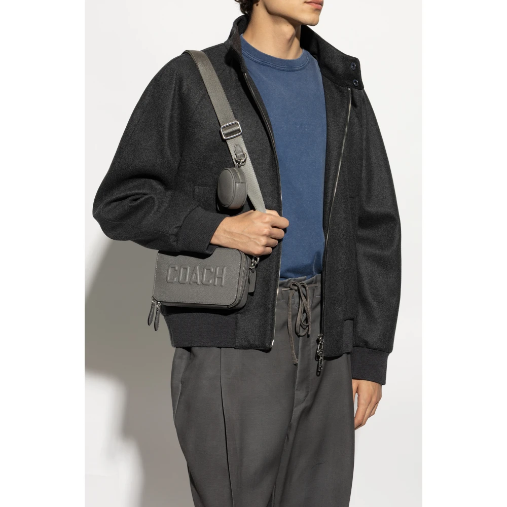 Coach Charter Slim schoudertas Gray Heren