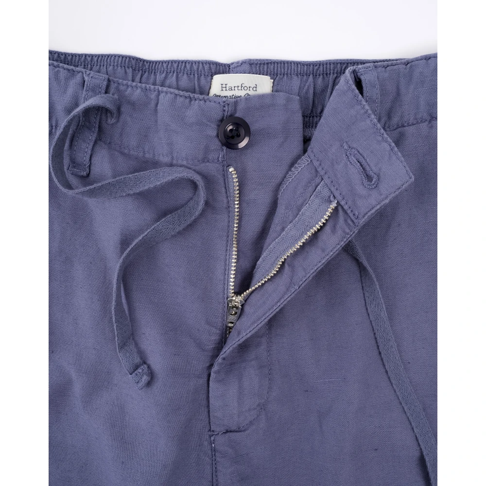 Hartford Casual Shorts Blue Heren