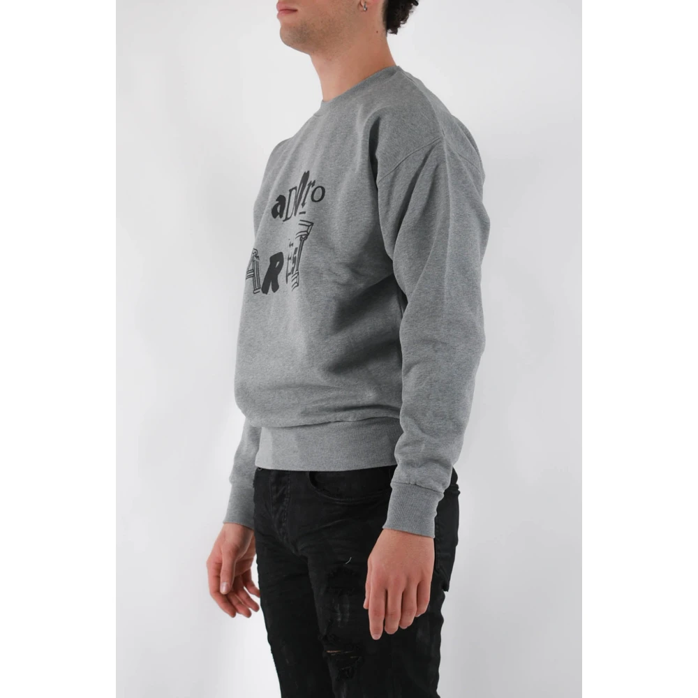 Aries J'adore Sweatshirt Gray Heren