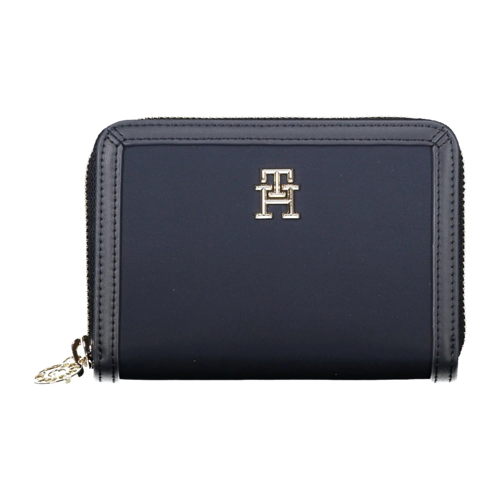 Tommy Hilfiger Blauwe Damesportemonnee met Rits Blue Dames