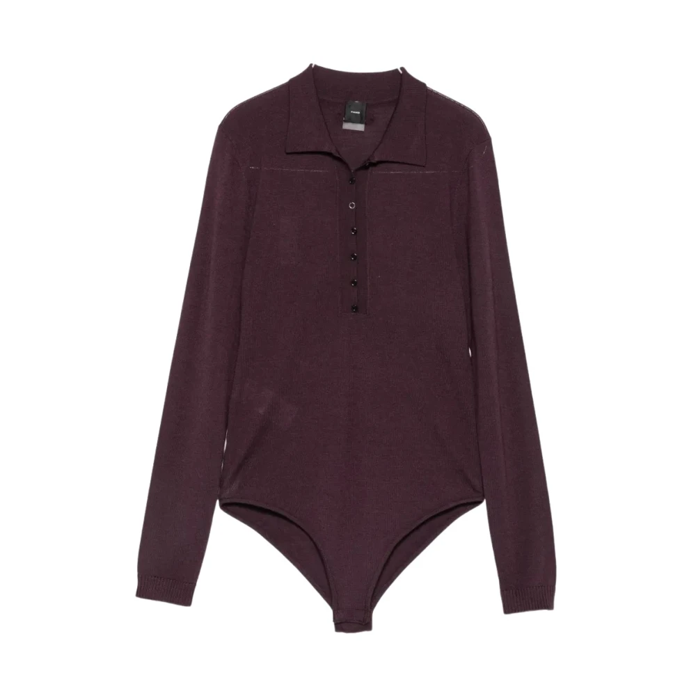 Pinko Donna Plum Body In Lana Merino - Immagine 3