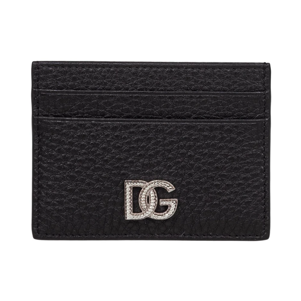Dolce & Gabbana , Wallets & Cardholders, Male, Black, One Size, Portacarte Card Holder