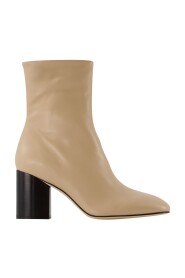 Alena 75Mm Round Toe Ankle in leatherBoot