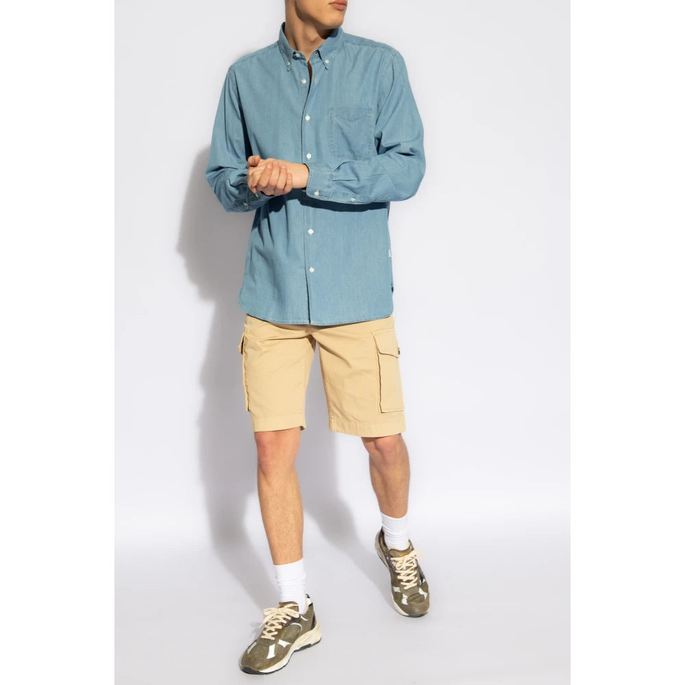 Woolrich Katoenen shorts Beige Heren