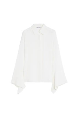 Silk Charmeuse Feminin Skjorta