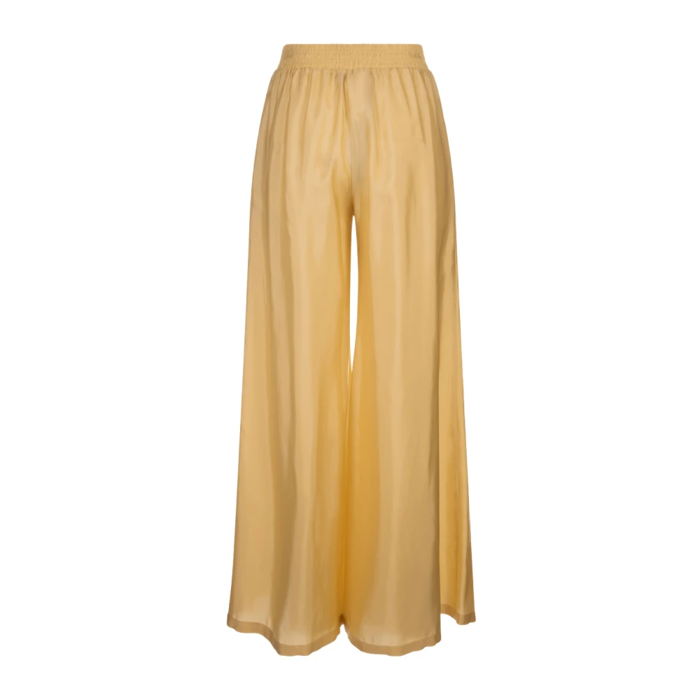 Fabiana Filippi Wide Trousers Yellow Dames