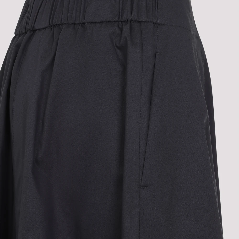 PESERICO Blauwe Spaciale Midi Rok Blue Dames