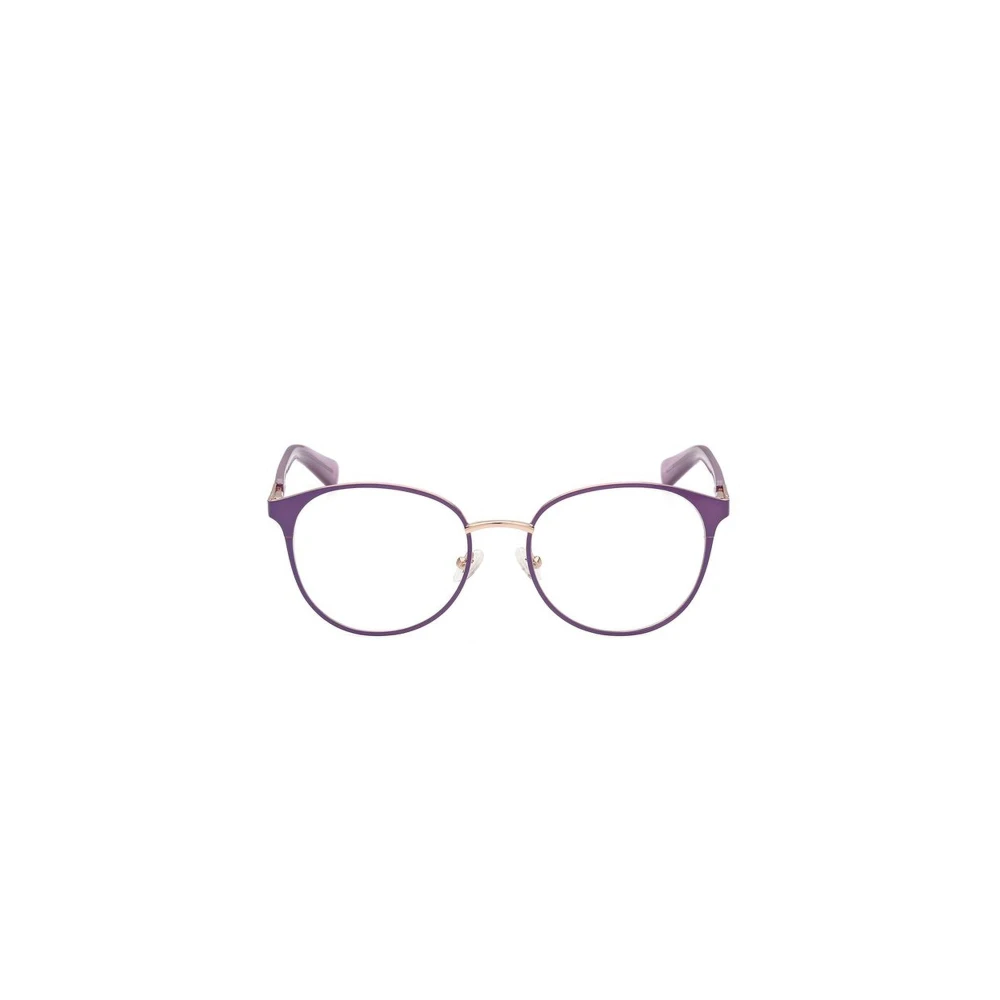 Guess Paarse Metalen Frame Bril met UV-filter Purple Dames