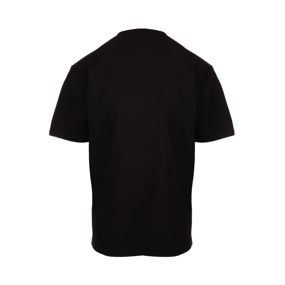 Dsquared2 Coole Logo Print T-Shirt Zwart Korte Mouw Black Heren
