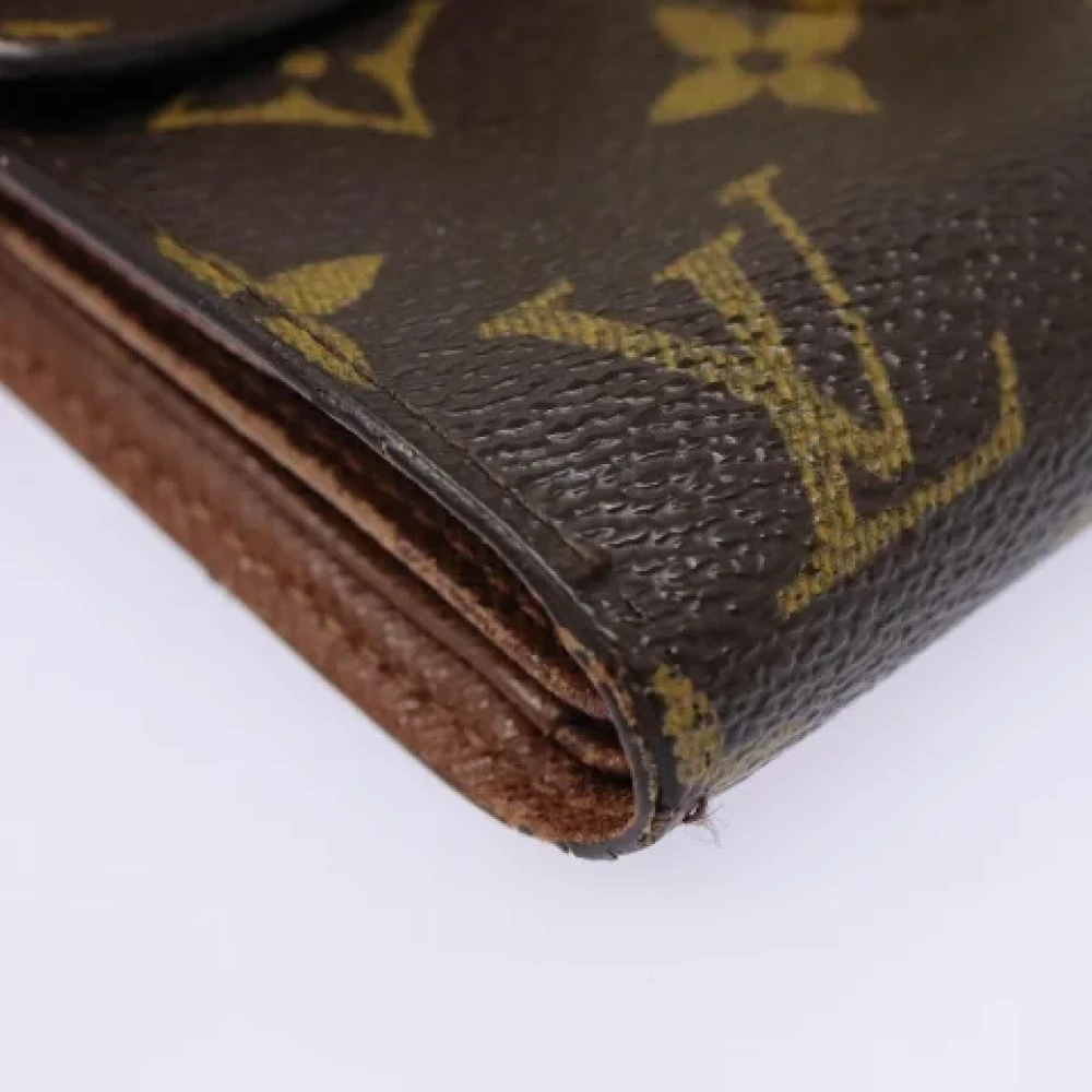 Louis Vuitton Vintage Pre-owned Canvas wallets Brown Dames