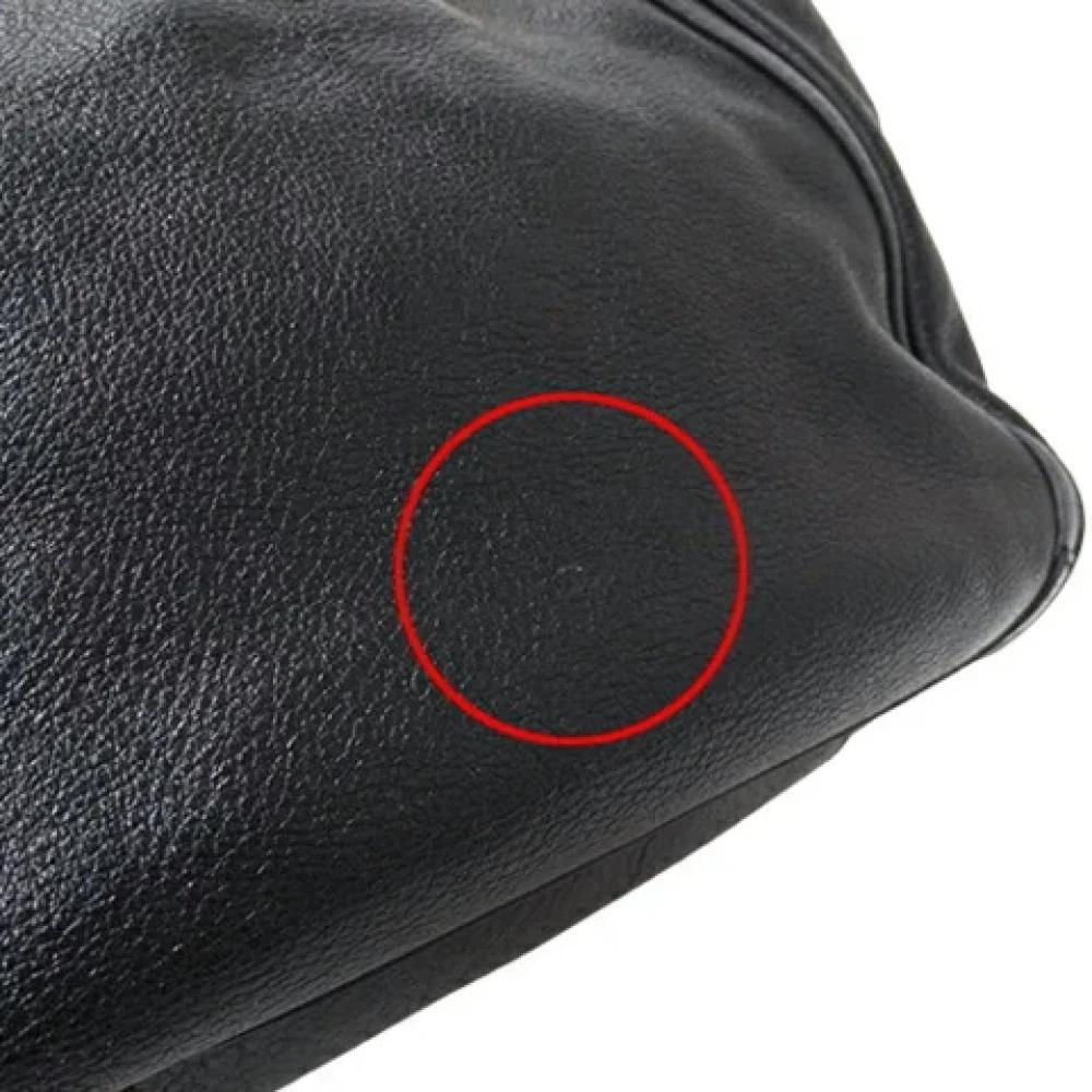Salvatore Ferragamo Pre-owned Leather shoulder-bags Black Dames