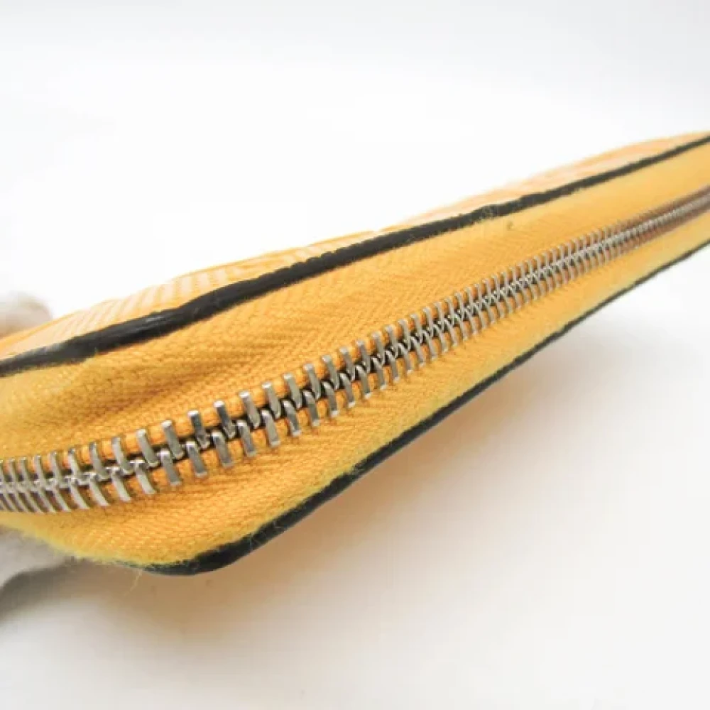 Gucci Vintage Pre-owned Leather wallets Yellow Dames