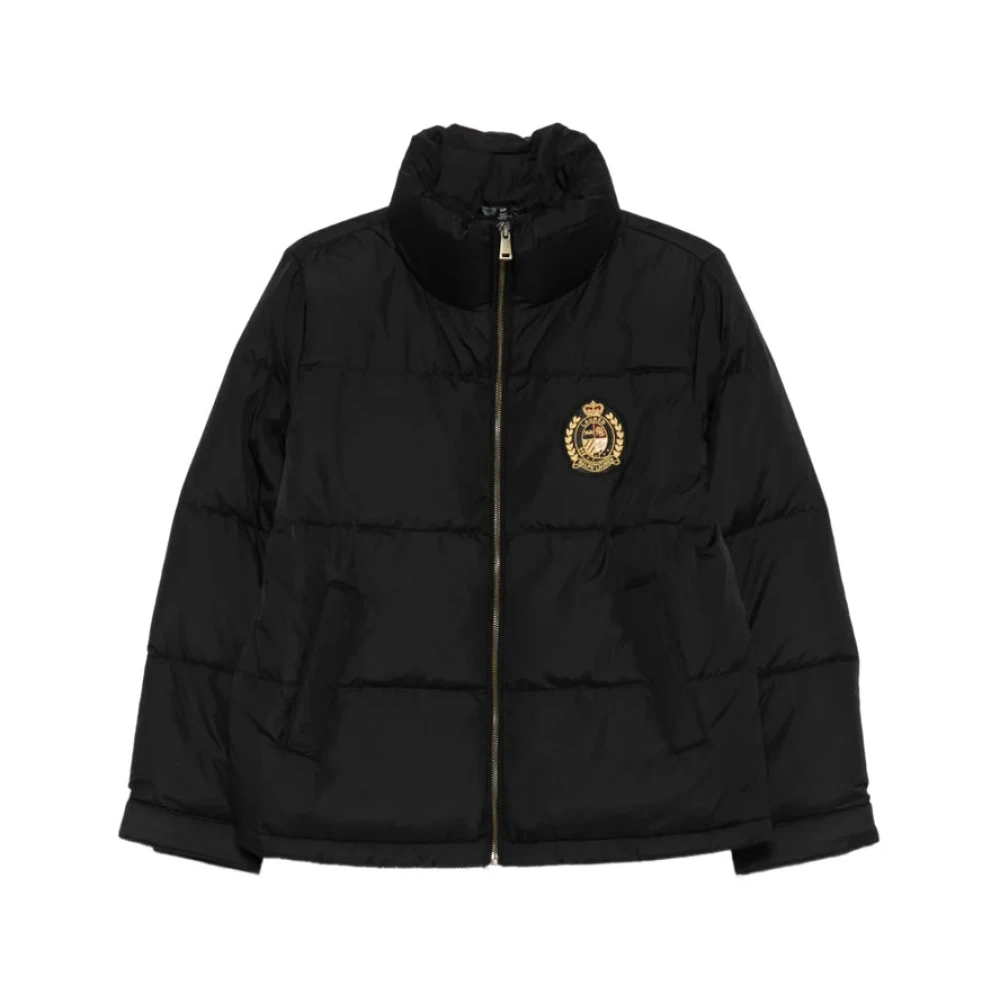 Ralph Lauren Donna Nero Sh Pfr W Ncr Insulated Coat