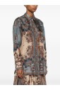 chemise-soie-multicolore-col-classique