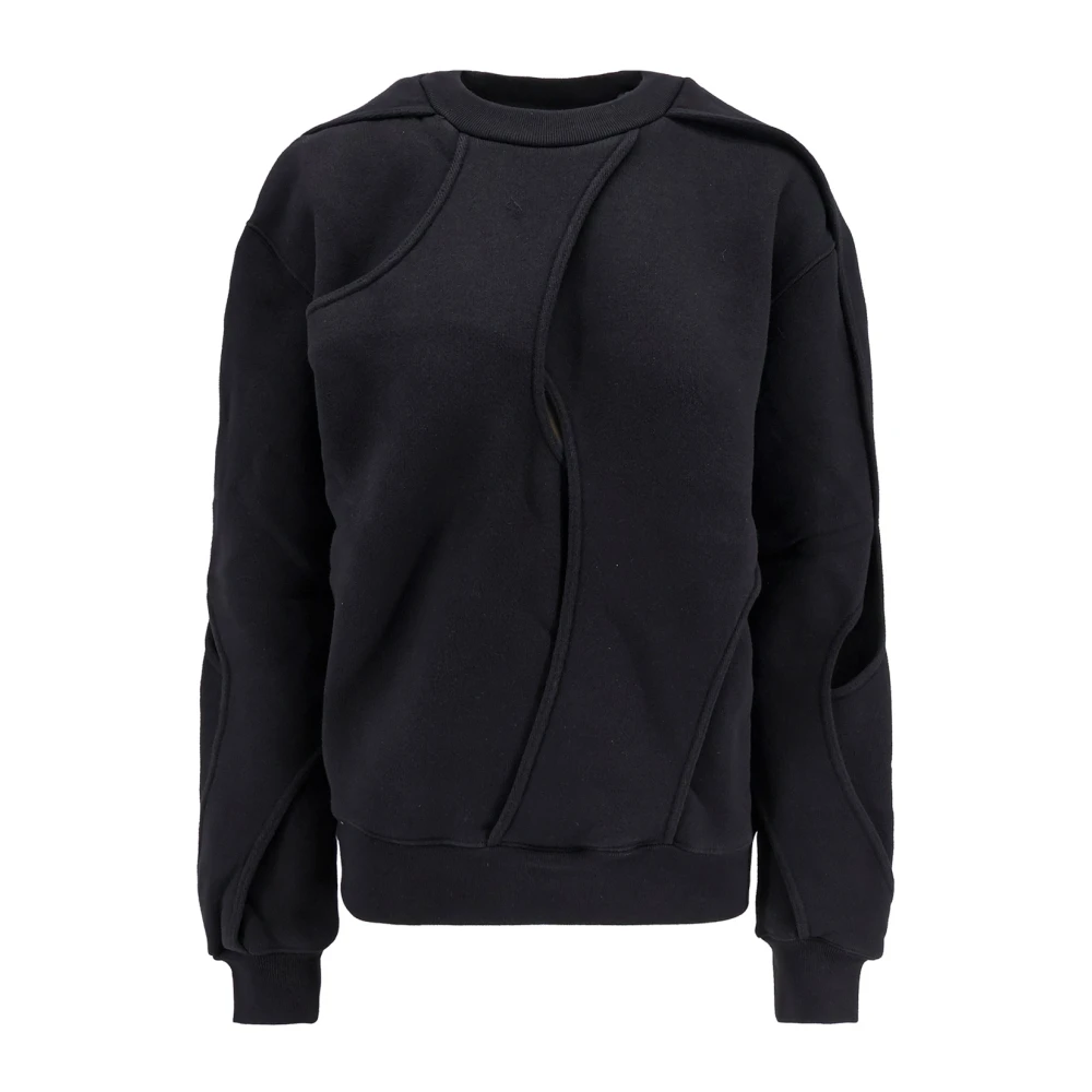 Axel Arigato Women's Black Cut-Out Crew-Neck Sweatshirt