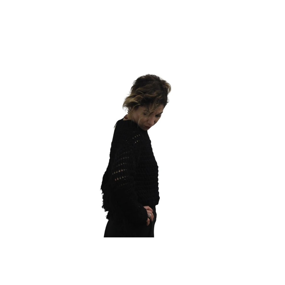 Kocca Trui met Ronde Hals Black Dames