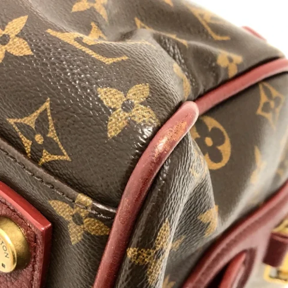 Louis Vuitton Vintage Pre-owned Cotton louis-vuitton-bags Brown Dames