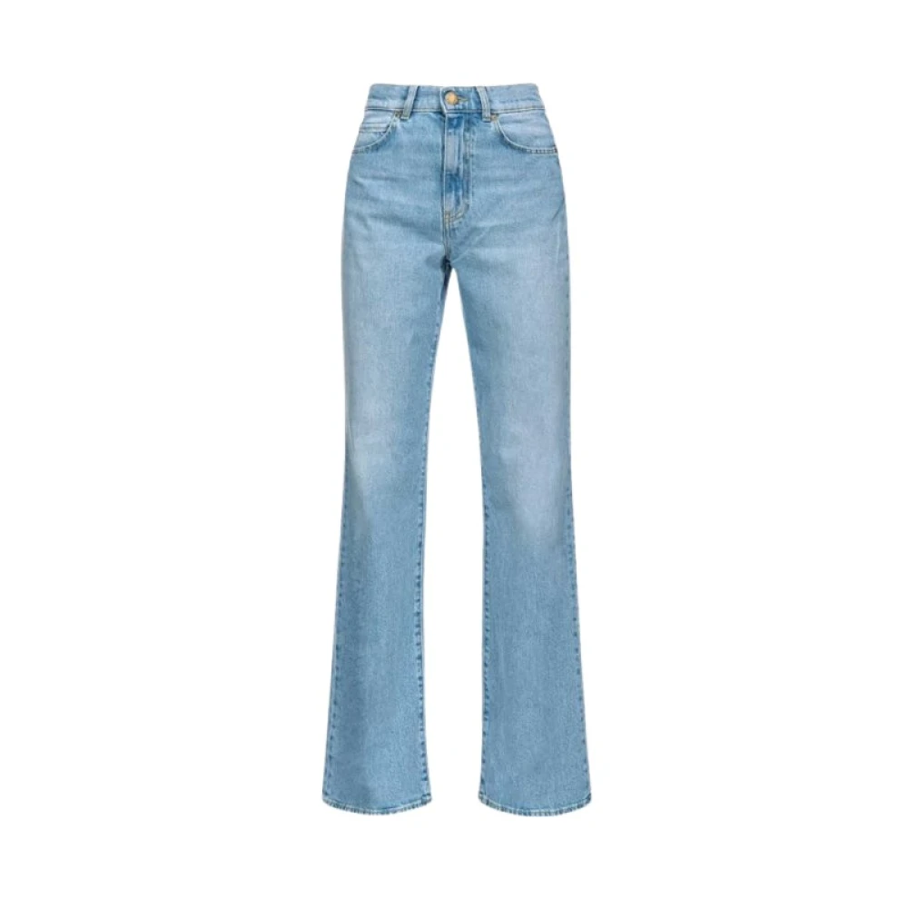 Pinko Women's Blue Felix Flare Jeans - Bootcut Jeans - W28 - Jeans