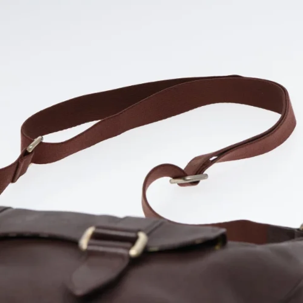 Burberry Vintage Pre-owned Fabric shoulder-bags Brown Dames