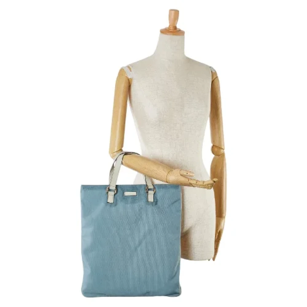 Gucci Vintage Pre-owned Canvas gucci-bags Blue Dames