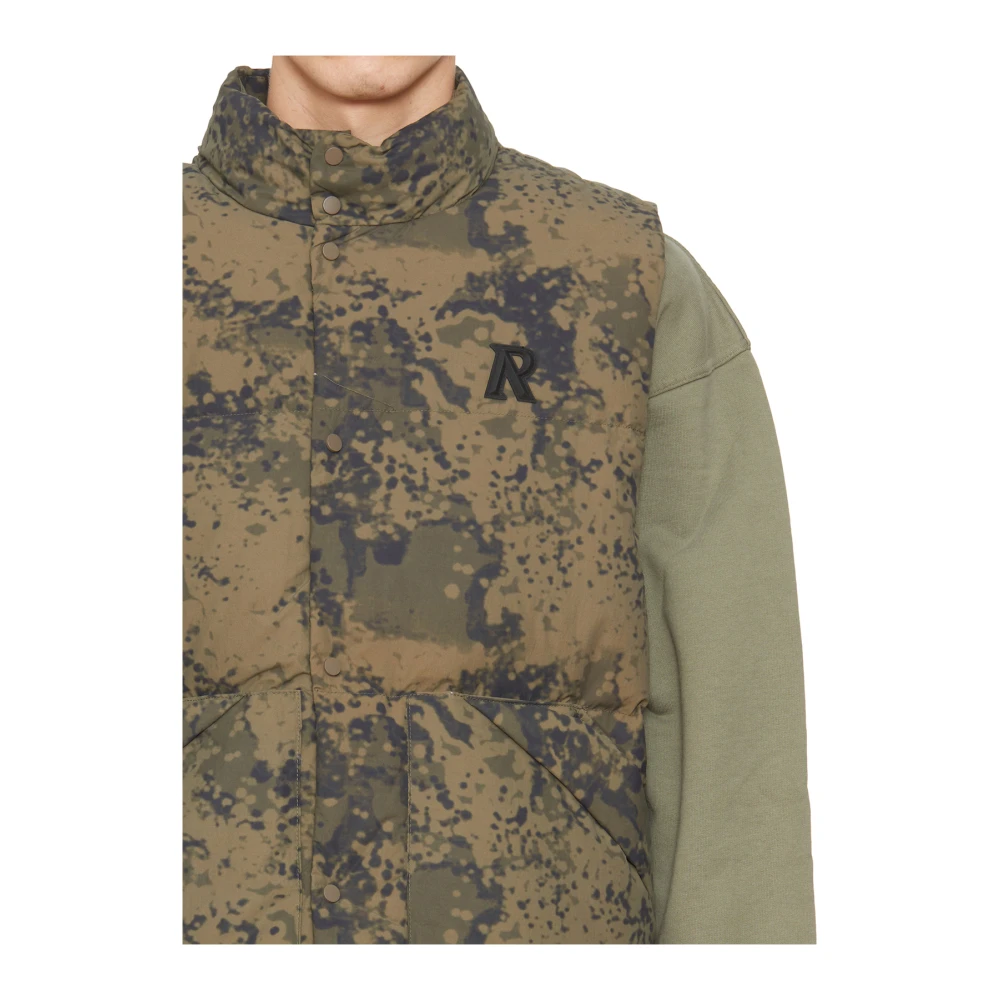 Represent Gewatteerd Nylon Vest Green Heren