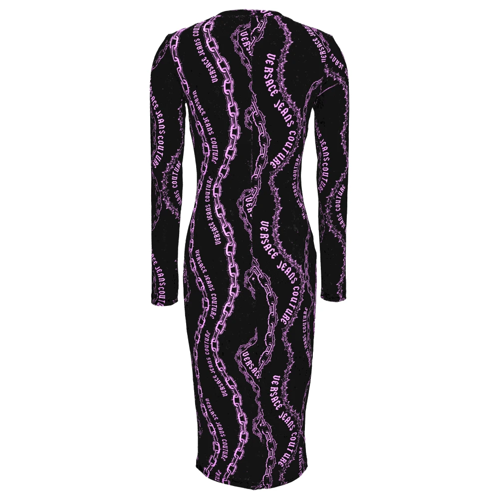 Versace Jeans Couture Jurken Black Dames