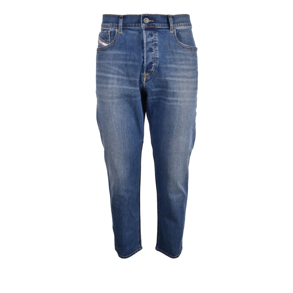 Diesel Straight Jeans Blue Heren