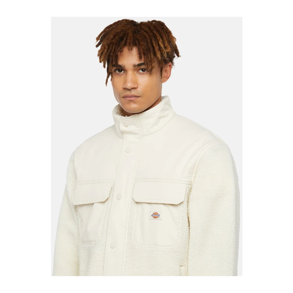 Dickies Stijlvolle Jas voor Mannen White Heren