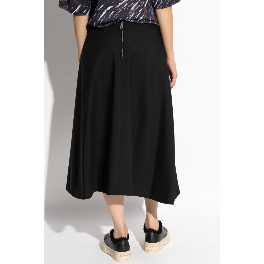 Marni Rok met decoratieve stiksels Black Dames