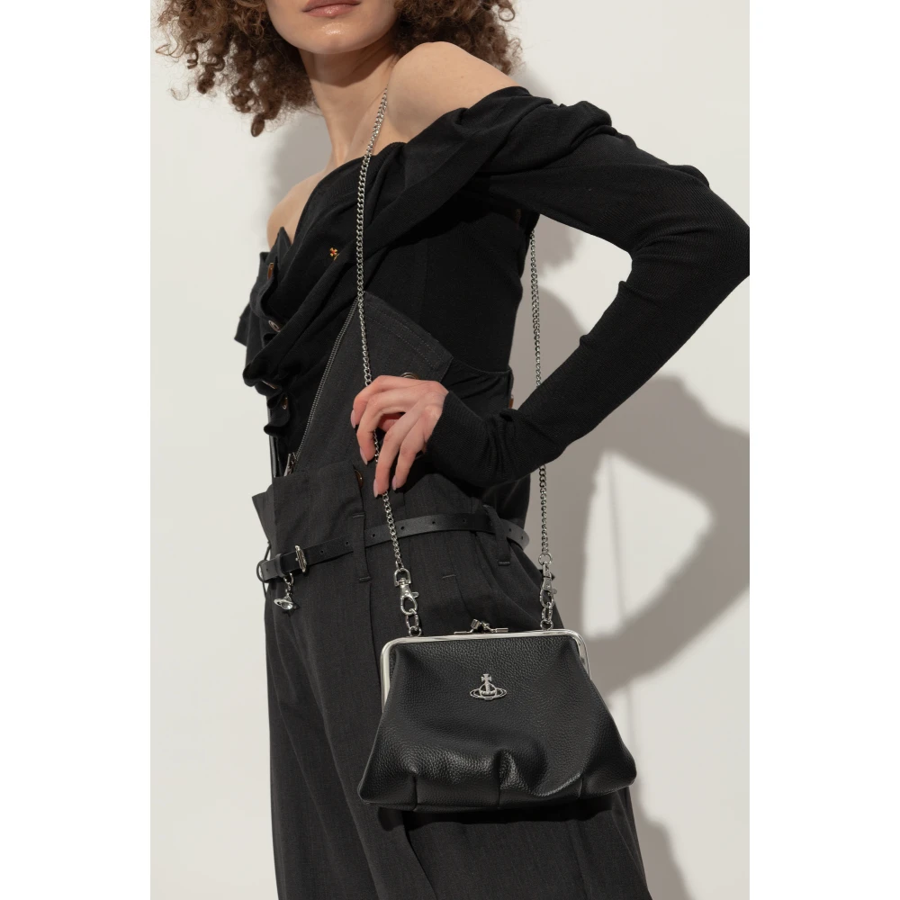 Vivienne Westwood Schoudertas Oma Frame Black Dames