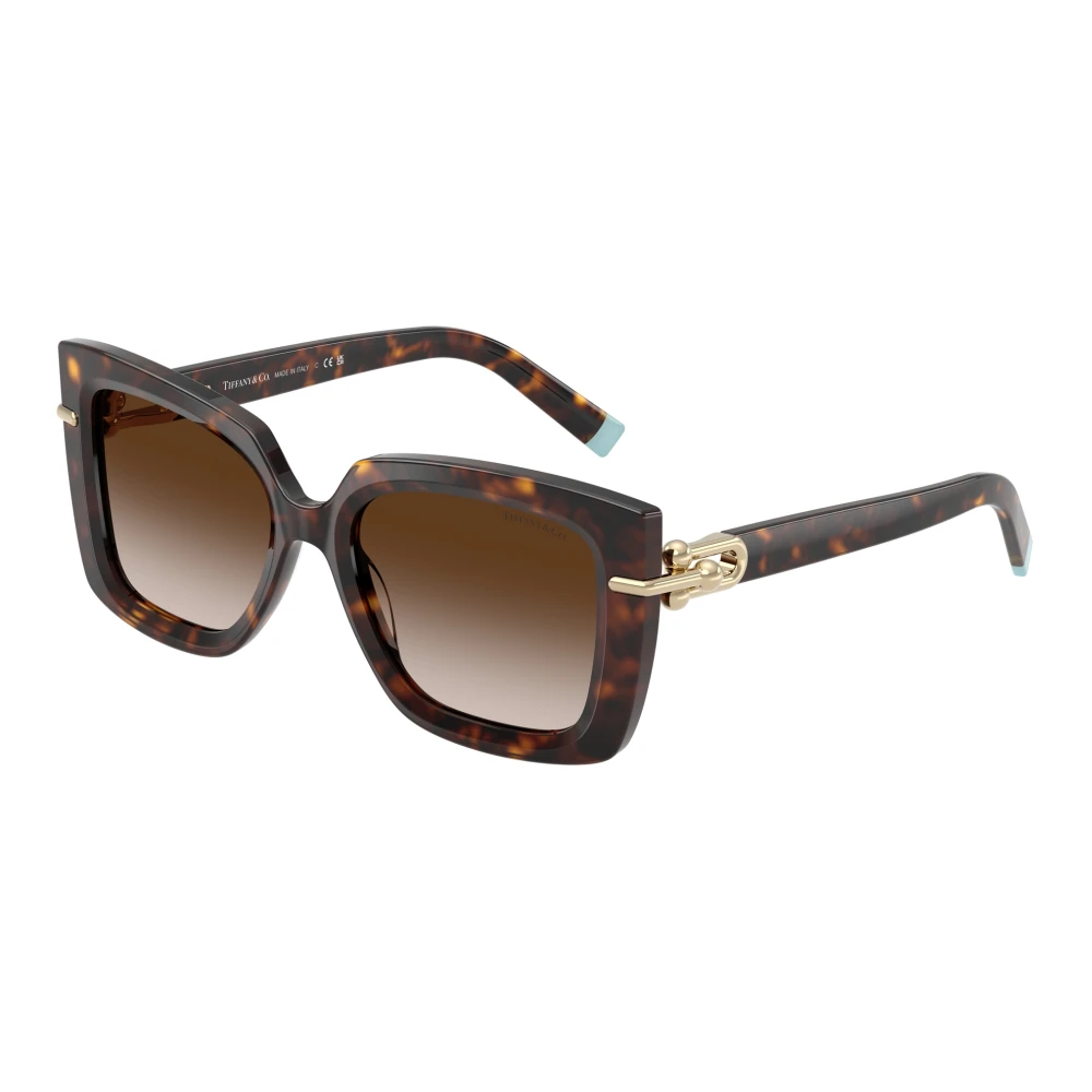 Tiffany Women's Brown Sunglasses, 53 Mm, Stylish Sunglasses With Colorful Lenses