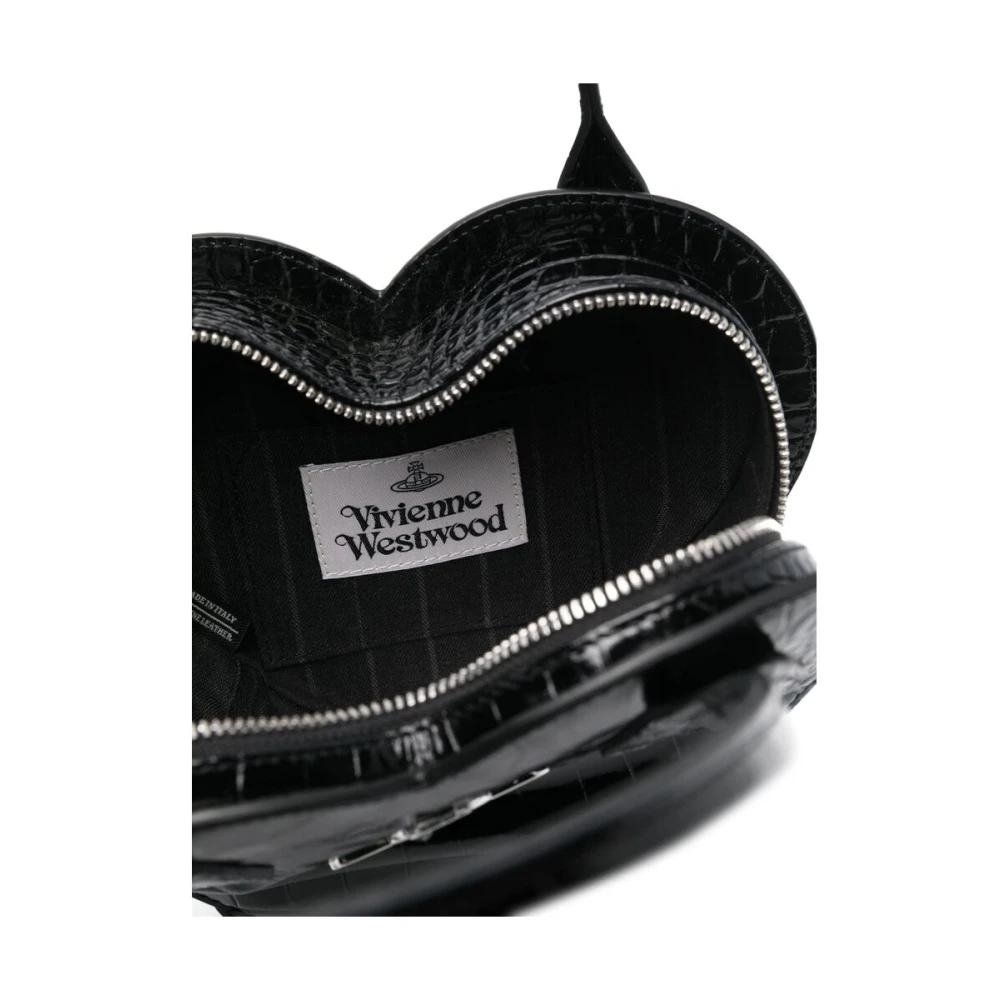 Vivienne Westwood Zwarte Toprits Schoudertas Black Dames