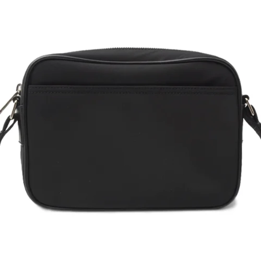 Burberry Vintage Pre-owned Canvas shoulder-bags Black Dames