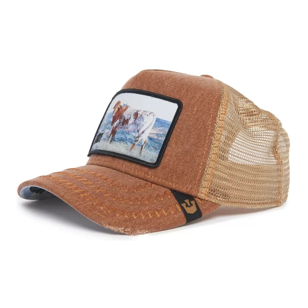 Goorin Bros Bruine Koe Trucker Cap Brown Heren