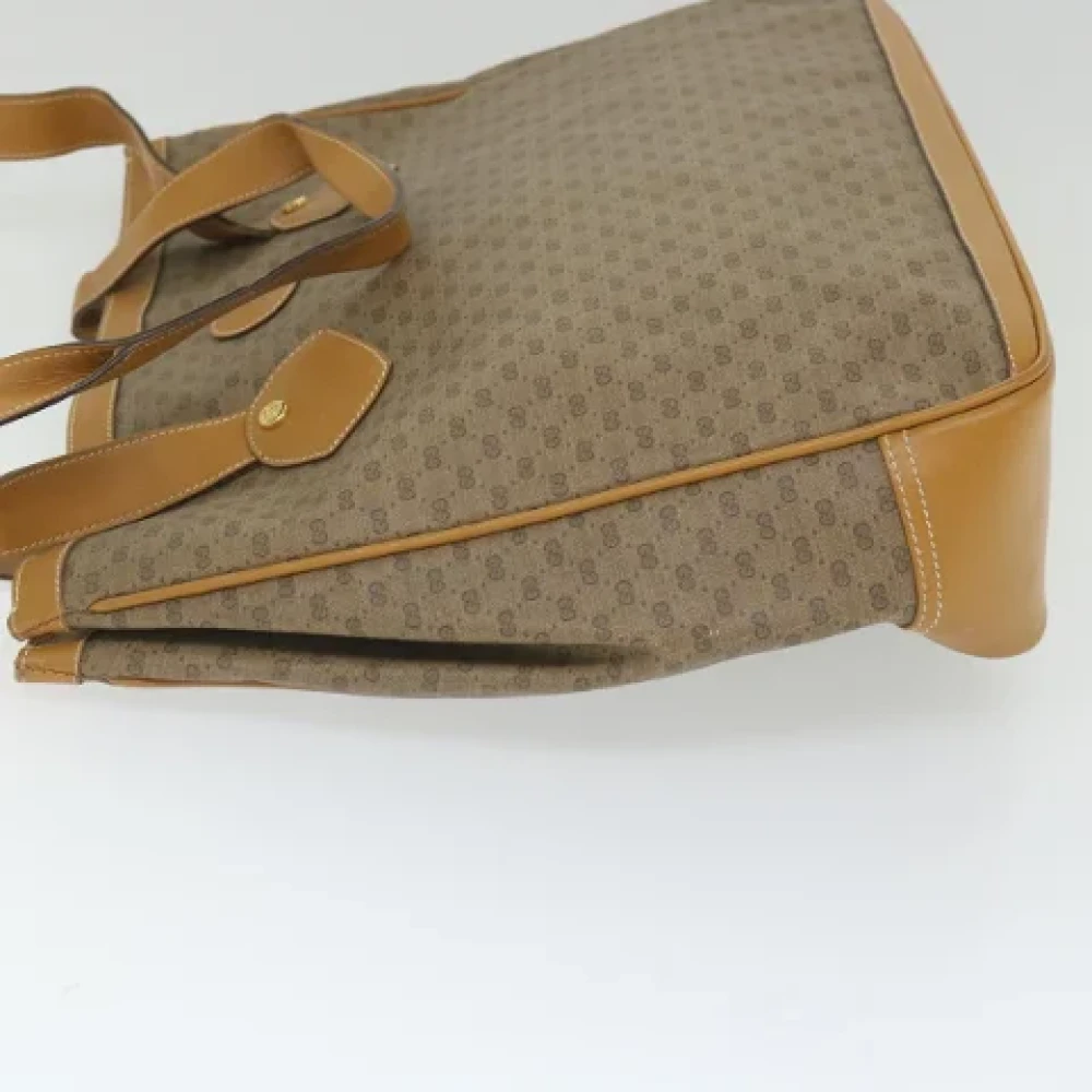 Gucci Vintage Pre-owned Canvas gucci-bags Brown Dames