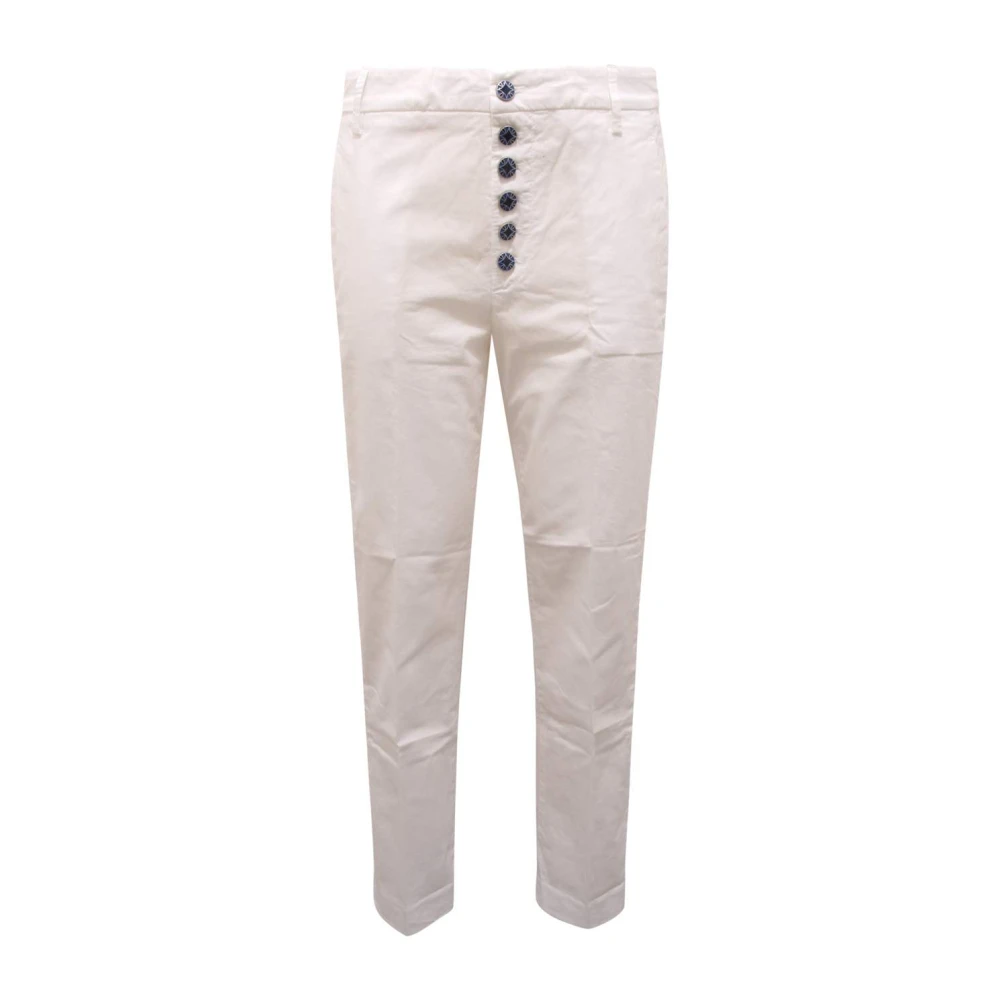 Dondup Damen Weiß Hosen, W24größe: