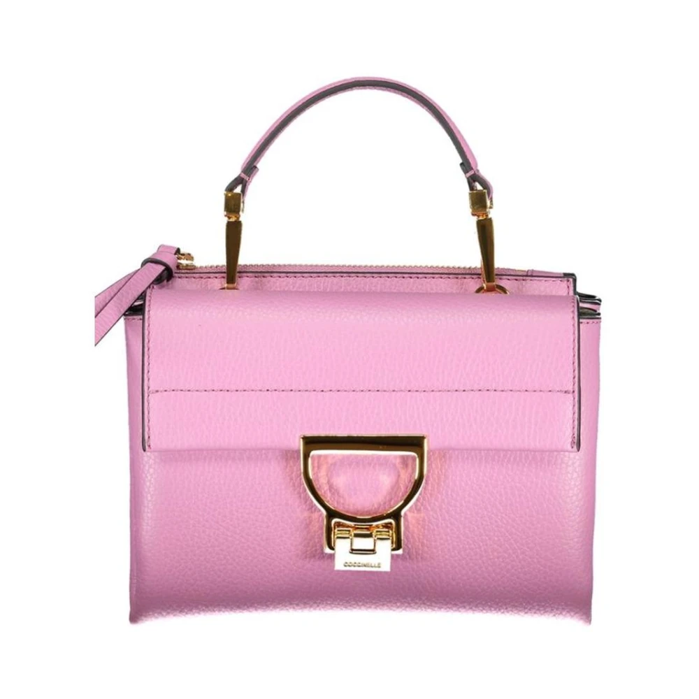 Coccinelle Violet Leather Women's Bag - Image 4