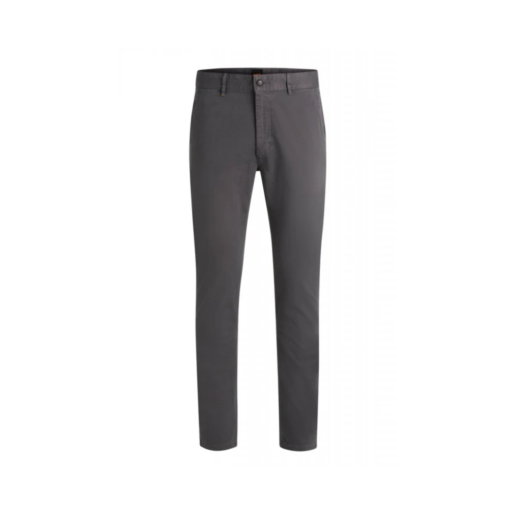 Hugo Men's Gray Chino Slim - Chinos - W33 - Trousers