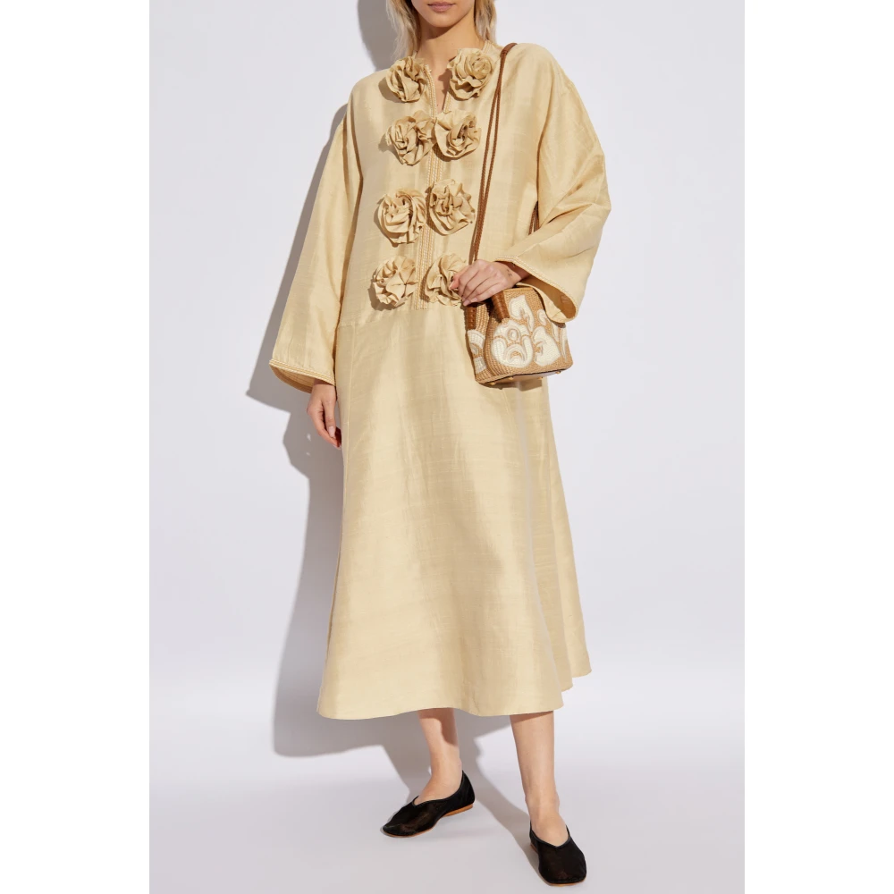 By Malene Birger Zijden jurk Cicelia By Herenne Birger Beige Dames