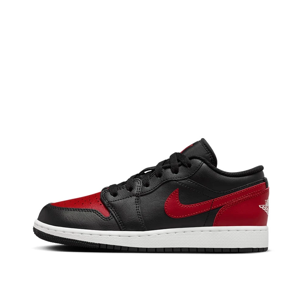 Jordan Black Kids Trainers, Unisex, 38 1/2 Eu, Air 1 Low