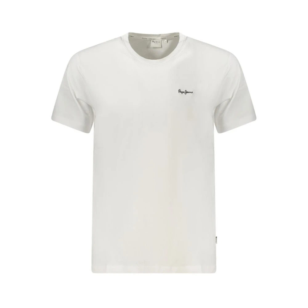 Pepe Jeans Men's White Cotton T-Shirt - T-Shirts - Xl- Tops