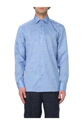 blue-paisley-print-shirt