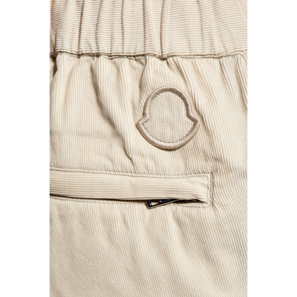 Moncler Corduroy broek Gray Heren