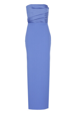 blue-sleeveless-dress-with-rear-vent