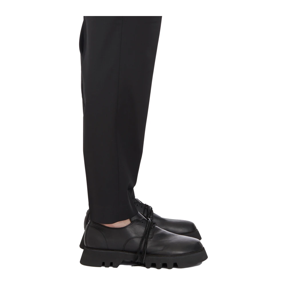 Barena Venezia Wollen Maatwerk Broek Black Heren