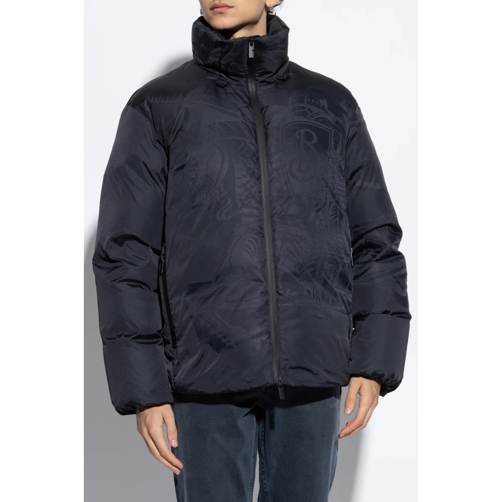 Burberry Donsjack met monogram Black Heren